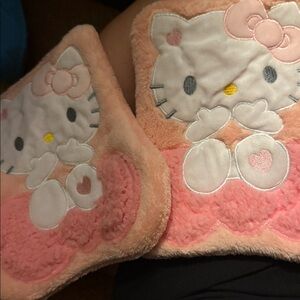 Cute Hello Kitty Plush towel set